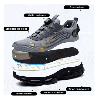 CHAUSSURES DE SÉCURITÉ STEELGUARD® - Embout en acier (5 cm)