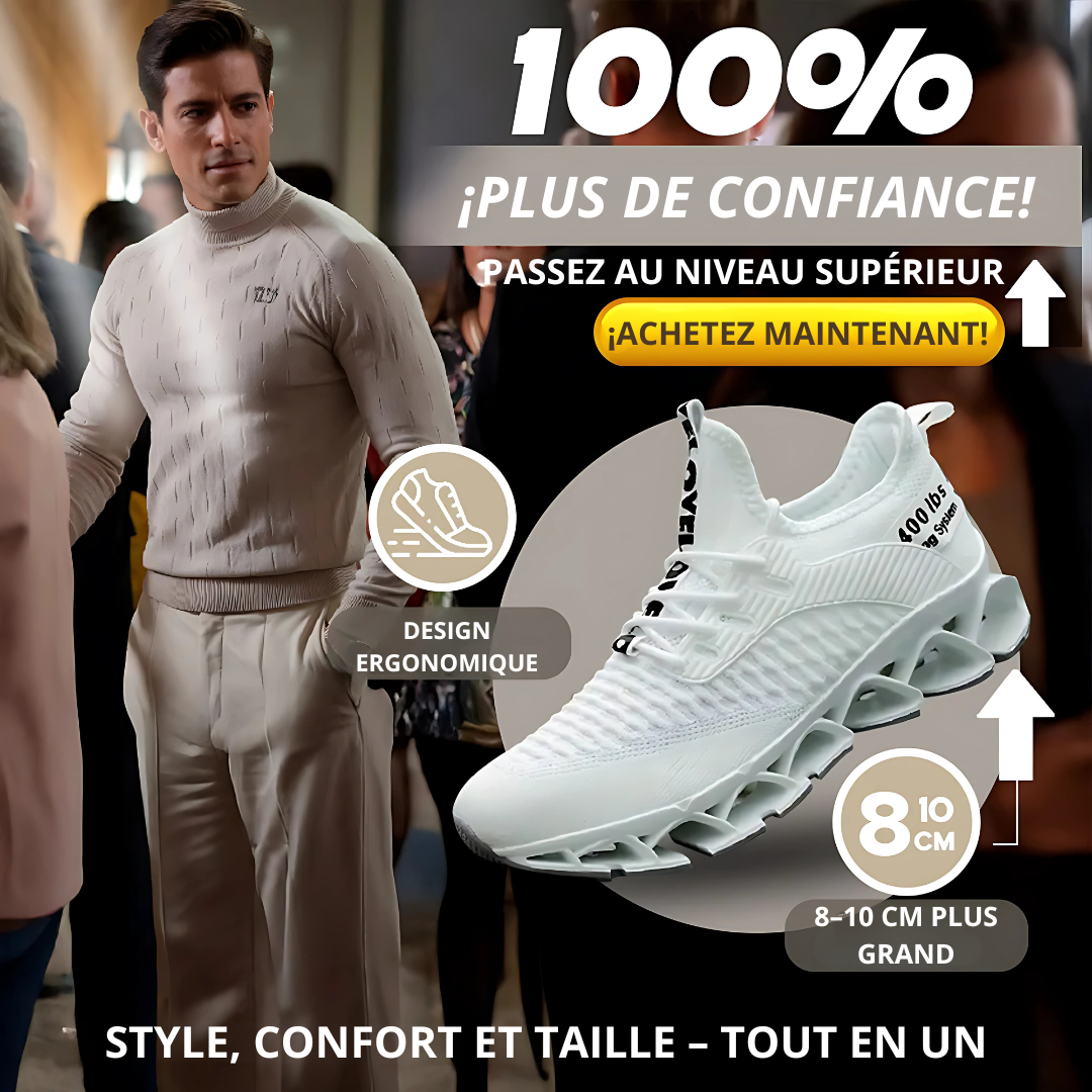 ELEV8 - Chaussures rehaussantes +8 CM